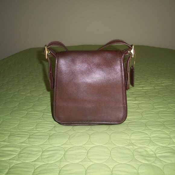 Vintage Coach 9145 Legacy Studio Flap Brown Bag - Picture 3 of 16